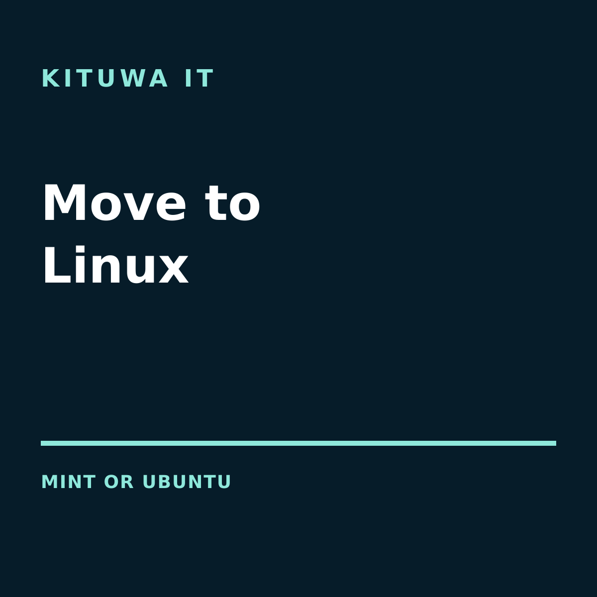 Guided Linux Migration and Setup from Kituwa IT