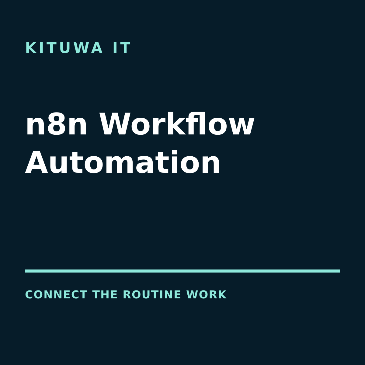 n8n Workflow Automation from Kituwa IT