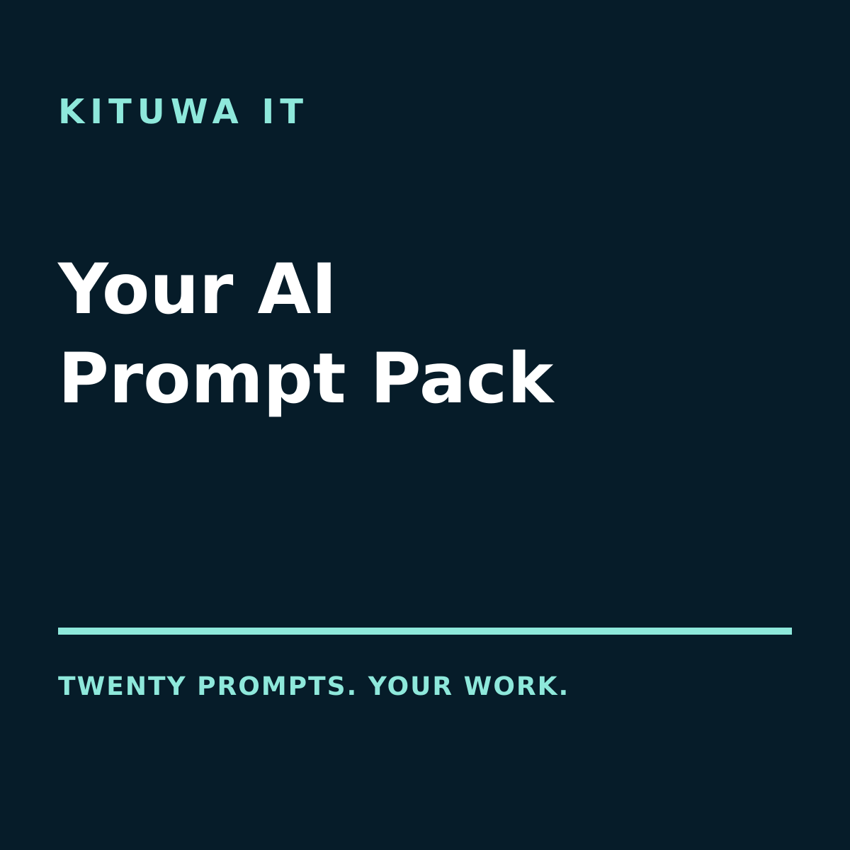 Custom AI Prompt Pack from Kituwa IT