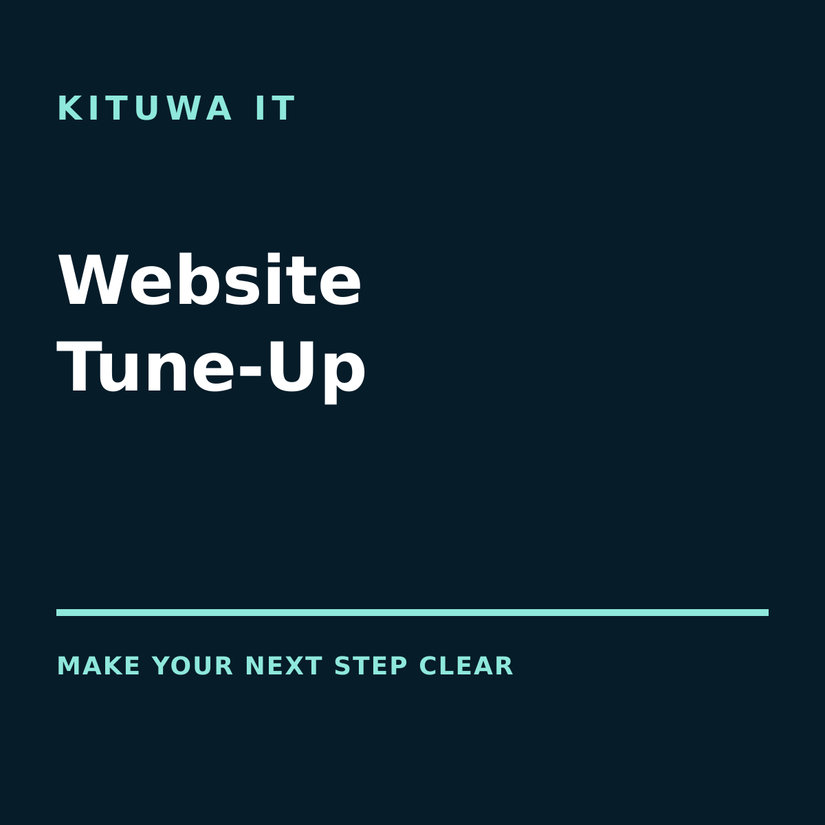 Shopify Website Tune-Up from Kituwa IT